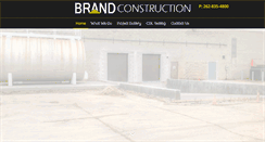 Desktop Screenshot of brandconstructionllc.com